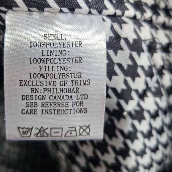 Cynthia Rowley Womens Hooded Quilted Puffer Jacket Large Capsule Cottagecore - Picture 7 of 10